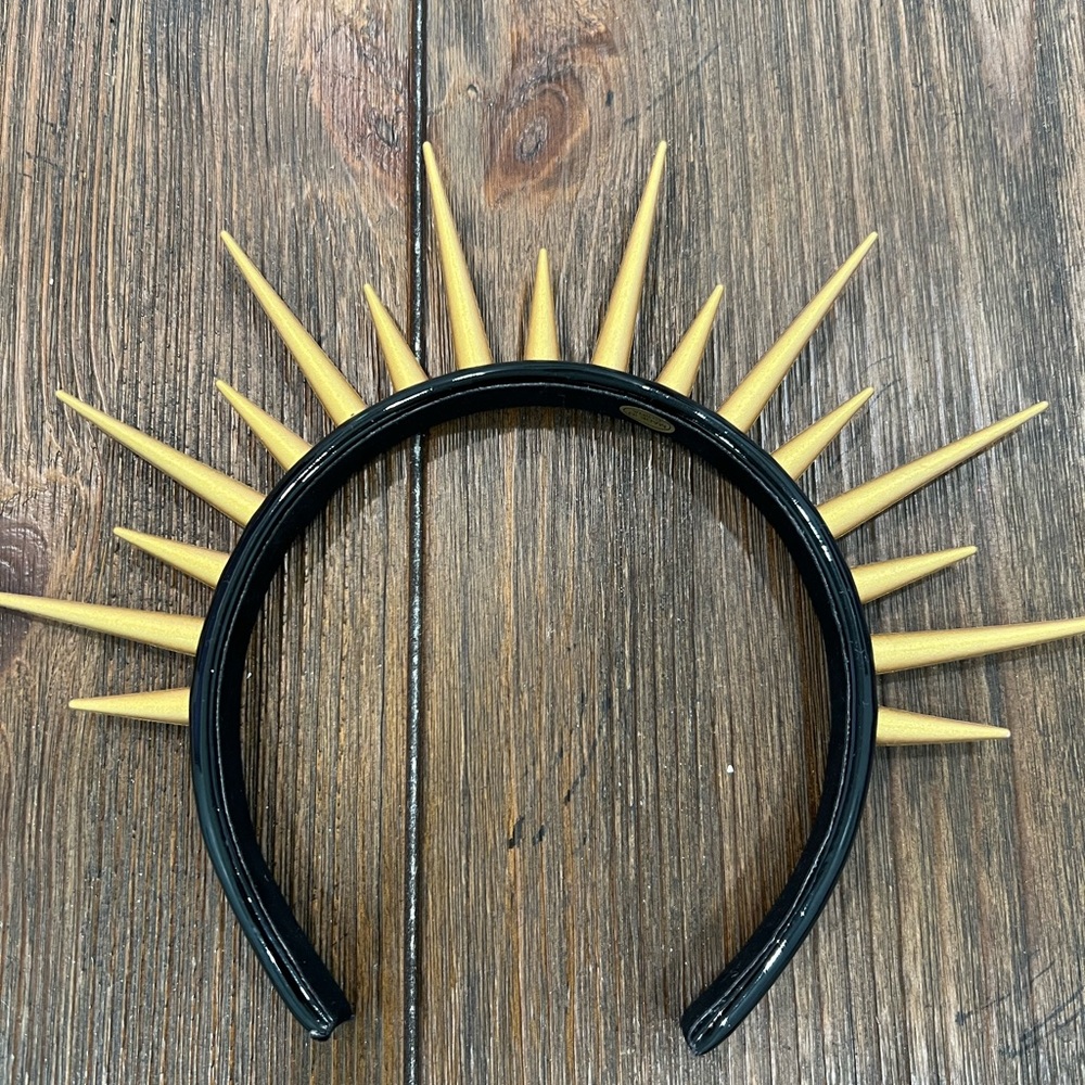Official SIX musical Aragon Gold Spike Crown Headband